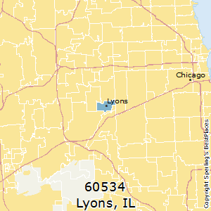 lyons illinois zip il map bestplaces
