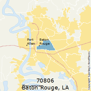 Best Places to Live in Baton Rouge (zip 70806), Louisiana