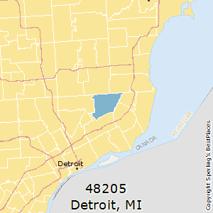 Best Places to Live in Detroit (zip 48205), Michigan