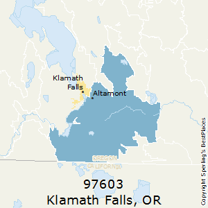 klamath falls oregon zip code zipcode map