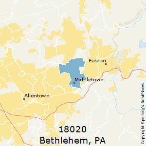 Best Places to Live in Bethlehem (zip 18020), Pennsylvania