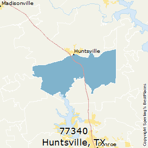 Huntsville Tx Zip Code Map - Map
