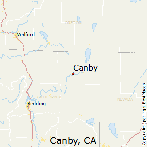 canby california map