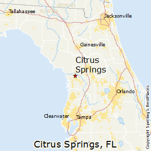 Citrus Springs Florida Map