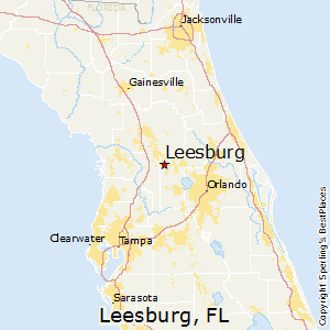 Leesburg Florida Map