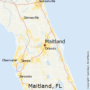 Map Of Maitland Florida 2018
