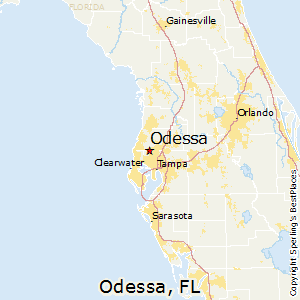 Odessa Florida Map