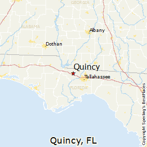 Where Is Quincy Florida Map - Map of world