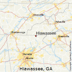 hiawassee georgia ga map bestplaces