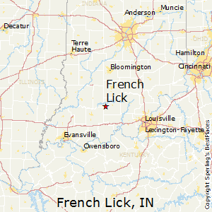 Location of french lick in indiana