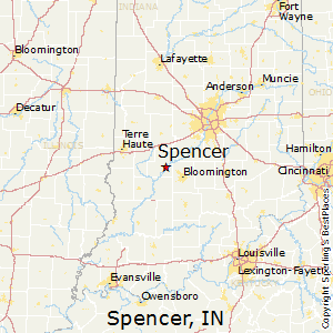 spencer indiana map bestplaces city
