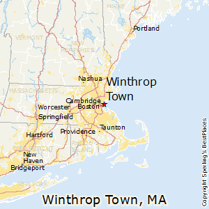 winthrop town massachusetts ma map bestplaces city