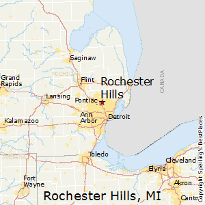 Best Places Live Rochester Hills  Michigan