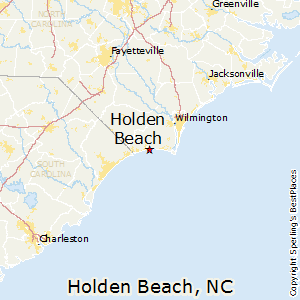 Holden Beach Map Of Island
