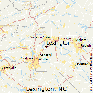 lexington carolina north nc map city maps population bestplaces