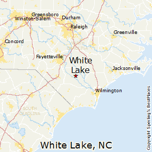 White Lake North Carolina Map