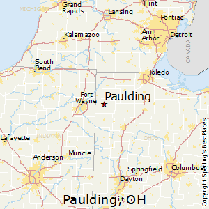 Paulding County Zip Code Map - United States Map