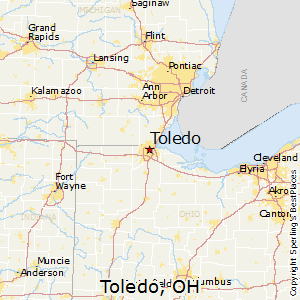 34 Map Of Toledo Ohio - Maps Database Source
