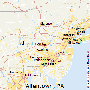 Zip Code Map Allentown Pa - Map of world