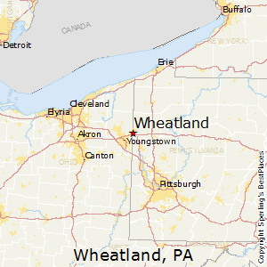wheatland pennsylvania map