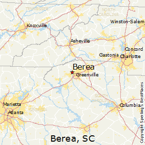 Best Places to Live in Berea, South Carolina