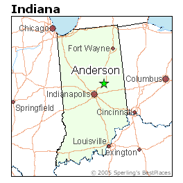 map of anderson indiana Anderson Indiana Cost Of Living map of anderson indiana