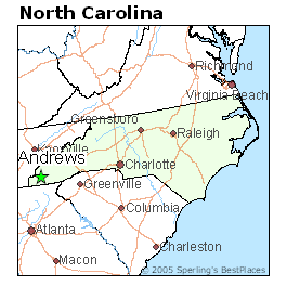 Andrews North Carolina Map Best Places To Live In Andrews, North Carolina