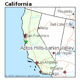 1883 CA Map Angwin Angels City Aptos Hills Larkin Valley CALIFORNIA History HUGE 
