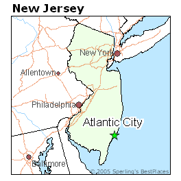 atlantic city nj map Atlantic City New Jersey Cost Of Living