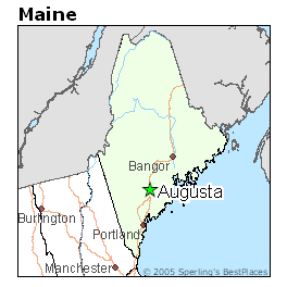 map of augusta maine Augusta Maine Cost Of Living map of augusta maine