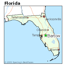 Map Of Bartow Florida 2018