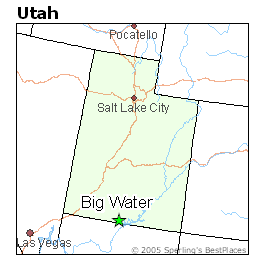 Big Water Utah Map Best Places To Live In Big Water, Utah