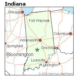 Bloomington Indiana On A Map Best Places To Live In Bloomington, Indiana