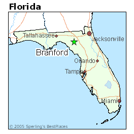 Branford Florida Map 2018