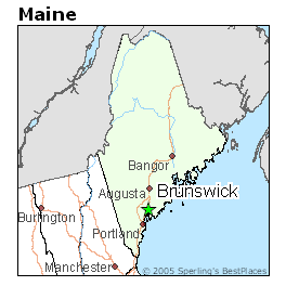 Brunswick Me Zip Code Map Brunswick, Maine Cost of Living
