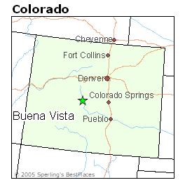buena vista colorado map Buena Vista Colorado Cost Of Living buena vista colorado map