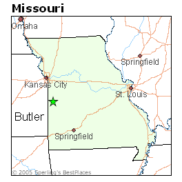Butler County Mo Map Best Places To Live In Butler, Missouri