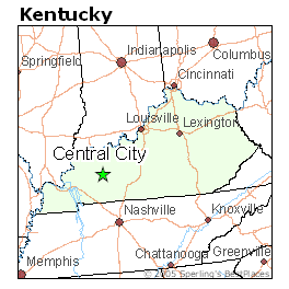 Central City Ky Map Best Places To Live In Central City, Kentucky