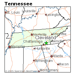 Cleveland Tn On Map Best Places To Live In Cleveland, Tennessee