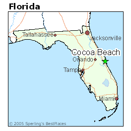 Where Is Cocoa Beach Florida On Map