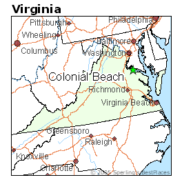Colonial Beach Virginia Map Best Places To Live In Colonial Beach Virginia