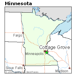 Cottage Grove Mn Map Best Places To Live In Cottage Grove, Minnesota
