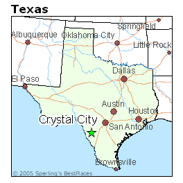 Crystal City Texas Map