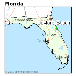 Where Is Daytona Florida On The Map