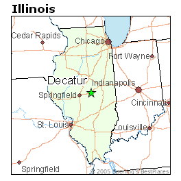 Map Of Decatur Il Best Places To Live In Decatur, Illinois