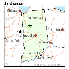 Carroll County Indiana Map Best Places To Live In Delphi, Indiana