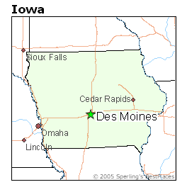 des moines iowa map Des Moines Iowa Cost Of Living