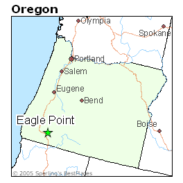 Eagle Point Oregon Map