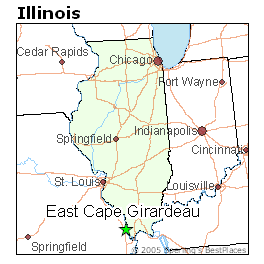 Cape Girardeau Zip Code Map Best Places To Live In East Cape Girardeau, Illinois