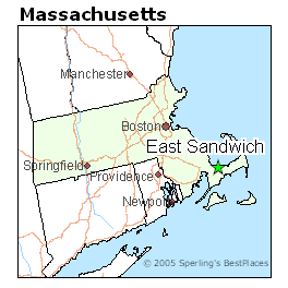 Map Of Sandwich Ma Best Places To Live In East Sandwich, Massachusetts